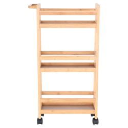 ΤΡΟΛΕΪ ΑΠΟΘΗΚΕΥΣΗΣ ΒΑΜΒΟΟ ESSENTIALS 3 ΕΠΙΠΕΔΩΝ 36x15x74cm