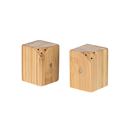 ΔΟΧΕΙΟ ΓΙΑ ΑΛΑΤΙ & ΠΙΠΕΡΙ BAMBOO ESSENTIALS ΜΕ ΜΑΓΝΗΤΗ ΣΕΤ 2 ΤΕΜ.