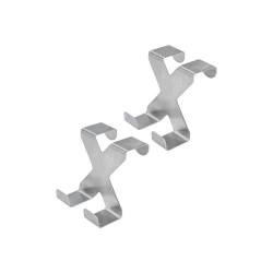 ΚΡΕΜΑΣΤΡΑ ΔΙΠΛΗ ΜΕΤΑΛΙΚΗ ΙΝΟΞ ΣΕΤ 2 TEM.