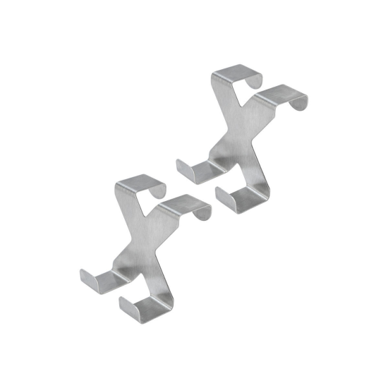 ΚΡΕΜΑΣΤΡΑ ΔΙΠΛΗ ΜΕΤΑΛΙΚΗ ΙΝΟΞ ΣΕΤ 2 TEM.