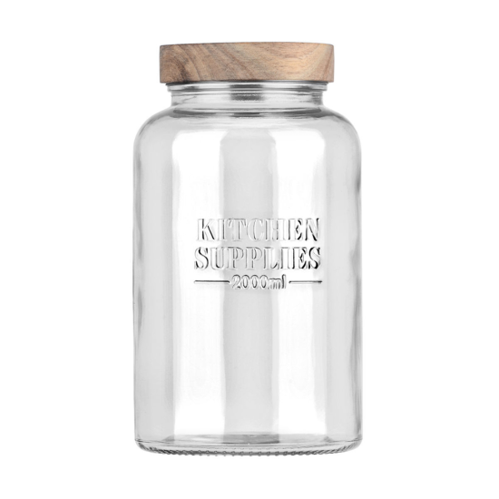 ΔΟΧΕΙΟ ΑΠΟΘΗΚΕΥΣΗΣ ALLURE ΓΥΑΛΙΝΟ 2000ml 12x12x21.6cm