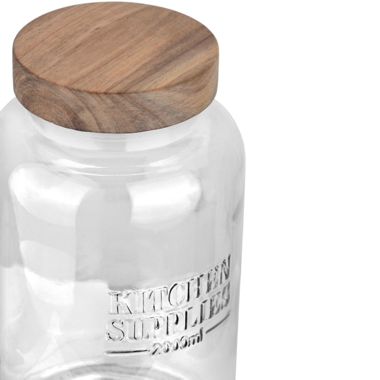 ΔΟΧΕΙΟ ΑΠΟΘΗΚΕΥΣΗΣ ALLURE ΓΥΑΛΙΝΟ 2000ml 12x12x21.6cm