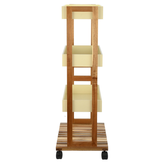 ΤΡΟΛΕΪ ΑΠΟΘΗΚΕΥΣΗΣ ALLURE 4 ΕΠΙΠΕΔΩΝ IVORY