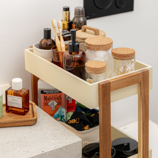 ΤΡΟΛΕΪ ΑΠΟΘΗΚΕΥΣΗΣ ALLURE 4 ΕΠΙΠΕΔΩΝ IVORY