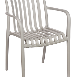 Πολυθρόνα PP Ανοιχτό Γκρι 54,5Χ41Χ81 εκ