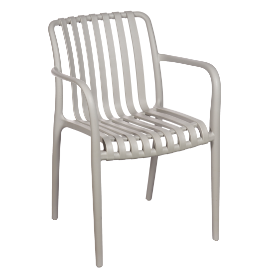 Πολυθρόνα PP Ανοιχτό Γκρι 54,5Χ41Χ81 εκ