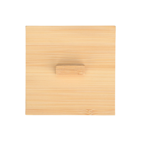 ΚΟΥΤΙ ΑΠΟΘΗΚΕΥΣΗΣ & ΟΡΓΑΝΩΣΗΣ BAMBOO ΤΕΤΡΑΓΩΝΟ 9x9x6cm ΜΕ ΚΑΠΑΚΙ