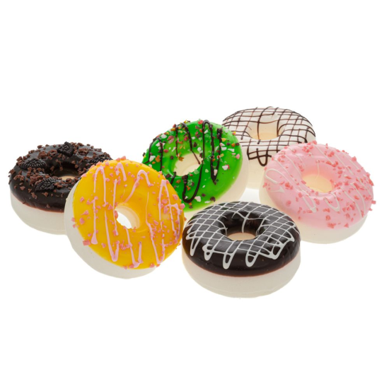 ΔΙ ΜΑΓΝΗΤΑΚΙ DONUTS Φ9ΕΚ 6 ΧΡΩΜΑΤΑ