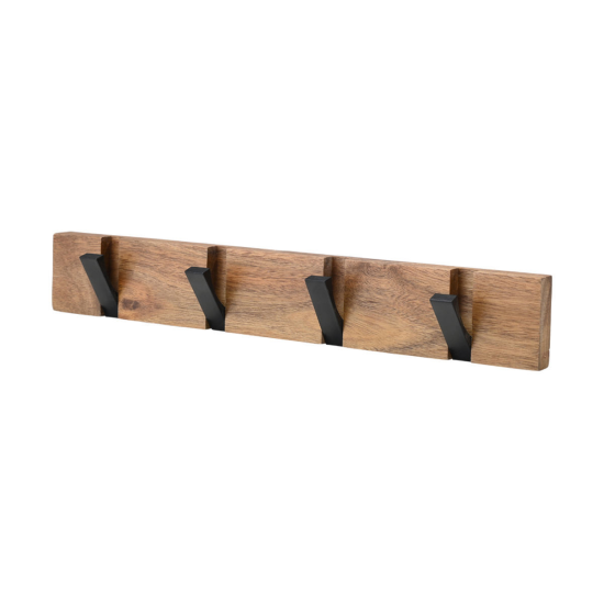 ΚΡΕΜΑΣΤΡΑ ΤΟΙΧΟΥ ΞΥΛΙΝΗ 4 ΘΕΣΕΩΝ 40x5.5x1.8cm ΜΕ ΑΝΑΔΙΠΛΟΥΜΕΝΟΥΣ ΓΑΝΤΖΟΥΣ