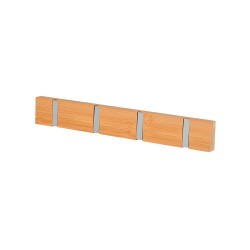 ΚΡΕΜΑΣΤΡΑ ΤΟΙΧΟΥ ΞΥΛΙΝΗ 4 ΘΕΣΕΩΝ 40x5.5x1.8cm ΜΕ ΑΝΑΔΙΠΛΟΥΜΕΝΟΥΣ ΓΑΝΤΖΟΥΣ