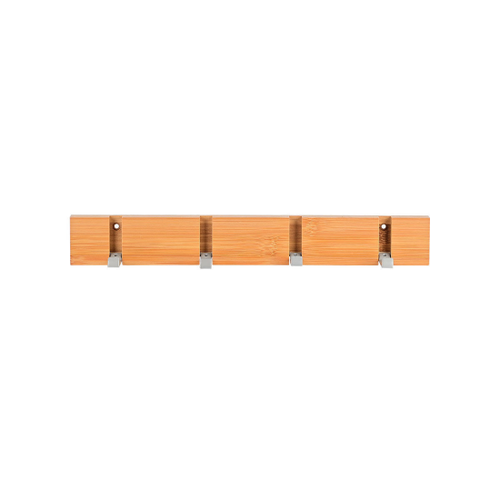 ΚΡΕΜΑΣΤΡΑ ΤΟΙΧΟΥ ΞΥΛΙΝΗ 4 ΘΕΣΕΩΝ 40x5.5x1.8cm ΜΕ ΑΝΑΔΙΠΛΟΥΜΕΝΟΥΣ ΓΑΝΤΖΟΥΣ