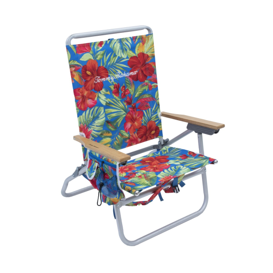 Tommy Bahama ΚΑΡΕΚΛΑ ΠΑΡΑΛΙΑΣ- 32cm ΥΨΟΣ ΚΑΘΙΣΜΑΤΟΣ- ΑΛΟΥΜ. 4Θ. POLYESTER 600D