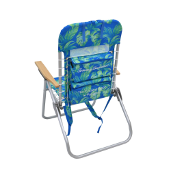 Tommy Bahama ΚΑΡΕΚΛΑ ΠΑΡΑΛΙΑΣ & CAMPING- 42cm ΥΨΟΣ ΚΑΘΙΣΜΑΤΟΣ -ΑΛΟΥΜ. 4Θ. POLYESTER 600D