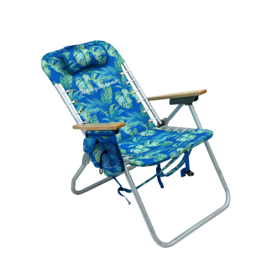 Tommy Bahama ΚΑΡΕΚΛΑ ΠΑΡΑΛΙΑΣ & CAMPING- 42cm ΥΨΟΣ ΚΑΘΙΣΜΑΤΟΣ -ΑΛΟΥΜ. 4Θ. POLYESTER 600D