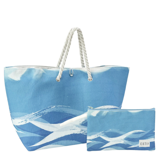 ΤΣΑΝΤΑ ΘΑΛΑΣΣΗΣ TRANQUIL TIDES 63x20x36cm ΜΕ ΤΣΑΝΤΑΚΙ