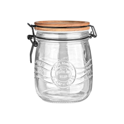 ΔΟΧΕΙΟ ΑΠΟΘΗΚΕΥΣΗΣ ALLURE ΓΥΑΛΙΝΟ 750ml ΜΕ ΚΛΙΠ ΚΑΠΑΚΙ