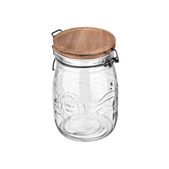 ΔΟΧΕΙΟ ΑΠΟΘΗΚΕΥΣΗΣ ALLURE ΓΥΑΛΙΝΟ 1000ml ΜΕ ΚΛΙΠ ΚΑΠΑΚΙ