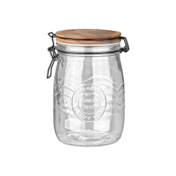 ΔΟΧΕΙΟ ΑΠΟΘΗΚΕΥΣΗΣ ALLURE ΓΥΑΛΙΝΟ 1000ml ΜΕ ΚΛΙΠ ΚΑΠΑΚΙ