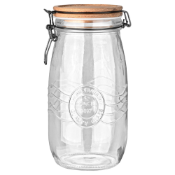 ΔΟΧΕΙΟ ΑΠΟΘΗΚΕΥΣΗΣ ALLURE ΓΥΑΛΙΝΟ 2000ml ΜΕ ΚΛΙΠ ΚΑΠΑΚΙ