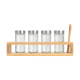 ΔΟΧΕΙΑ ΜΠΑΧΑΡΙΚΩΝ BAMBOO ESSENTIALS ΓΥΑΛΙΝΑ ΣΕΤ 4Τ. ΜΕΤ.ΚΑΠΑΚΙ & ΒΑΣΗ BAMBOO ΜΕ ΚΟΥΤΑΛΙ