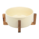ΣΑΛΑΤΙΕΡΑ ALLURE 28cm ΜΕ ΒΑΣΗ IVORY