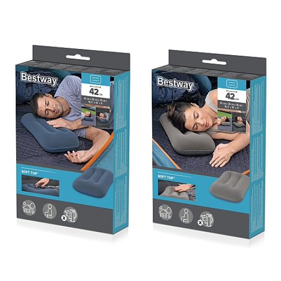 BESTWAY φουσκωτό μαξιλαράκι 42x26x10cm