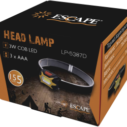 ΦΑΚΟΣ ΚΕΦΑΛΗΣ 3W COB LED- 3*ΑΑΑ