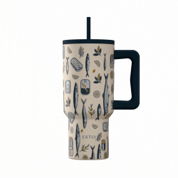 ΘΕΡΜΟΣ STRAW TUMBLER XL SAVE THE AEGEAN 900ml SALT LIFE