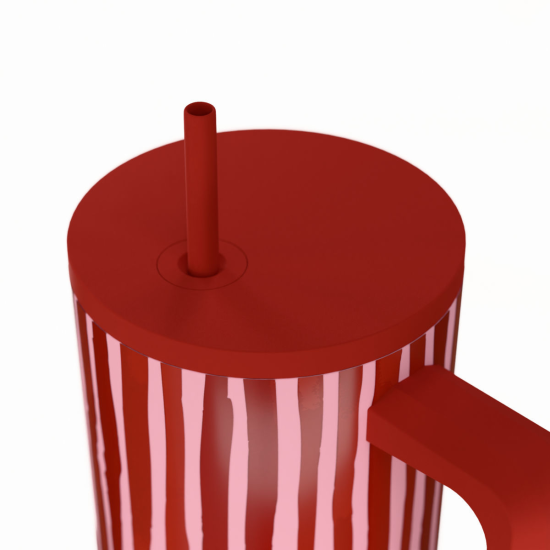 ΘΕΡΜΟΣ STRAW TUMBLER XL SAVE THE AEGEAN 900ml VIVA STRIPE