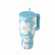 ΘΕΡΜΟΣ STRAW TUMBLER XL SAVE THE AEGEAN 900ml BLUE DAISY