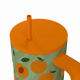ΘΕΡΜΟΣ STRAW TUMBLER XL SAVE THE AEGEAN 900ml PEACH GARDEN