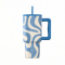 ΘΕΡΜΟΣ STRAW TUMBLER XL SAVE THE AEGEAN 900ml OCEAN WAVES