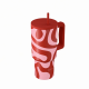 ΘΕΡΜΟΣ STRAW TUMBLER XL SAVE THE AEGEAN 900ml CORAL WAVES