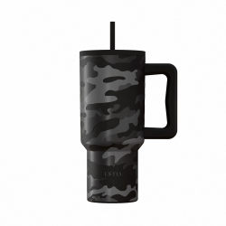 ΘΕΡΜΟΣ STRAW TUMBLER XL SAVE THE AEGEAN 900ml DARK CAMO