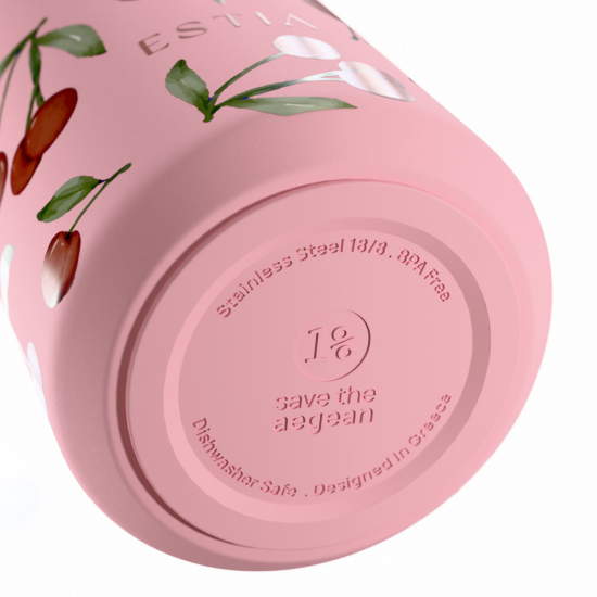 ΘΕΡΜΟΣ FLOW SAVE THE AEGEAN 500ml CHERRY ROSE
