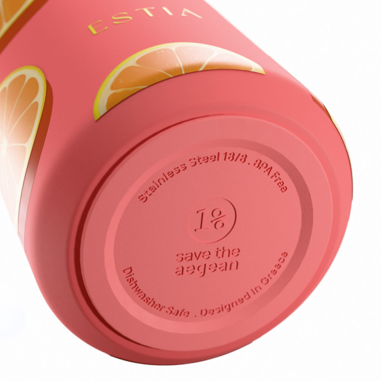 ΘΕΡΜΟΣ FLOW SAVE THE AEGEAN 500ml ORANGE POP