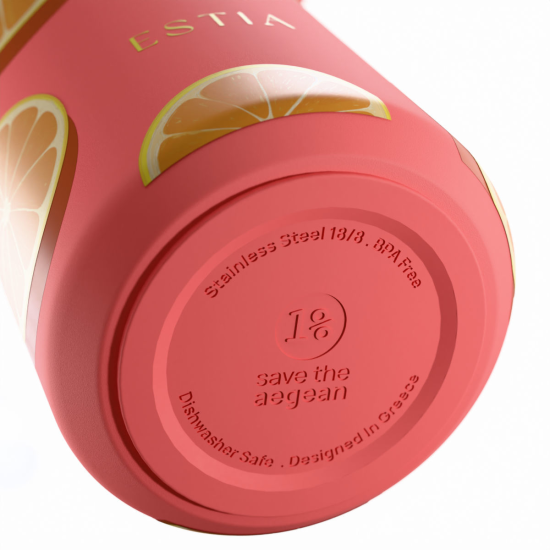 ΘΕΡΜΟΣ PULSE SAVE THE AEGEAN 500ml ORANGE POP