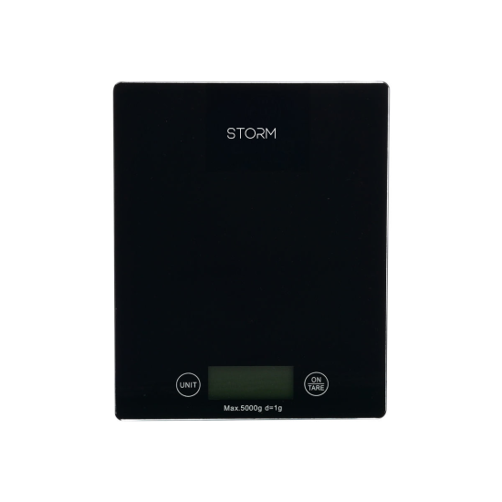 ΖΥΓΑΡΙΑ ΚΟΥΖΙΝΑΣ STORM BLACK ΨΗΦΙΑΚΗ ΜΕΓΙΣΤΟY ΒΑΡΟΥΣ 5kg