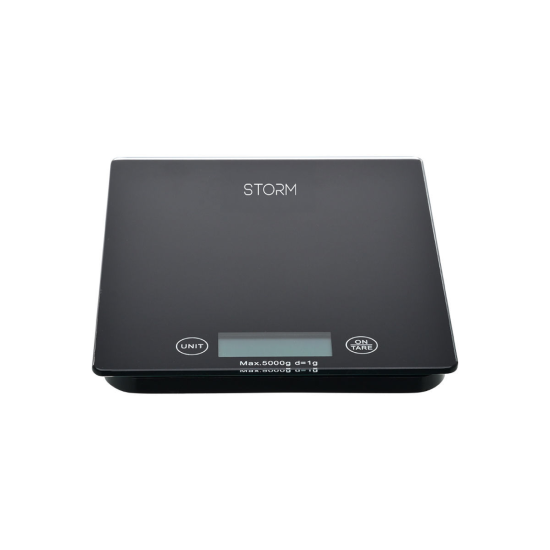 ΖΥΓΑΡΙΑ ΚΟΥΖΙΝΑΣ STORM BLACK ΨΗΦΙΑΚΗ ΜΕΓΙΣΤΟY ΒΑΡΟΥΣ 5kg