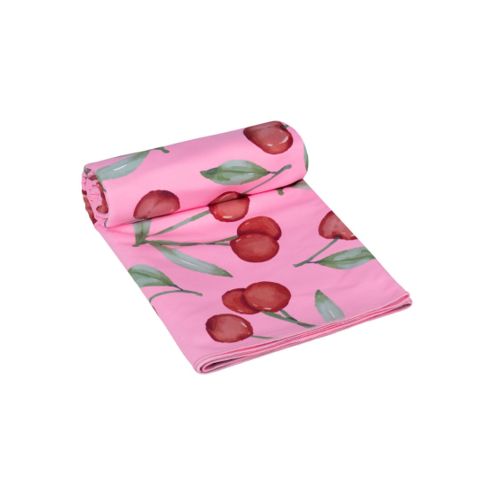 ΠΕΤΣΕΤΑ ΘΑΛΑΣΣΗΣ MICROFIBER ΜΕ ΤΣΑΝΤΑΚΙ CHERRY ROSE