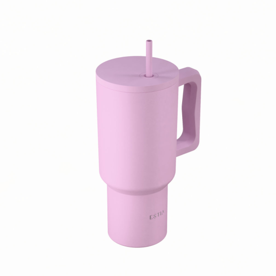 ΘΕΡΜΟΣ STRAW TUMBLER XL SAVE THE AEGEAN 900ml LAVENDER