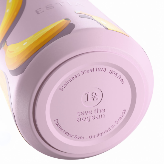 ΘΕΡΜΟΣ LENS SAVE THE AEGEAN 360ml BANANA MOOD
