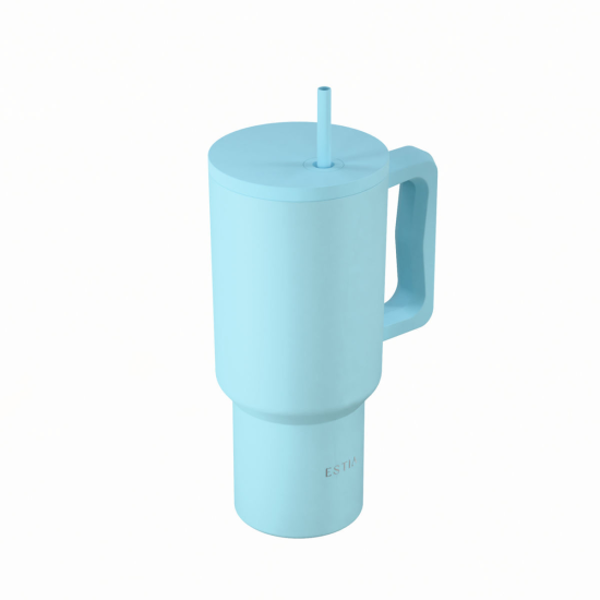 ΘΕΡΜΟΣ STRAW TUMBLER XL SAVE THE AEGEAN 900ml ARCTIC