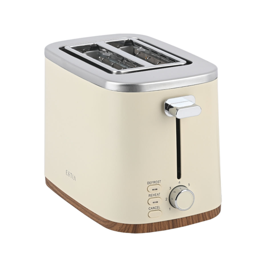 ΦΡΥΓΑΝΙΕΡΑ PURE CREAM 2 ΘΕΣΕΩΝ 800W ΚΡΕΜ
