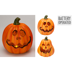 HALLOWEEN - ΚΟΛΟΚΥΘΑ LED 14x15cm 3Σχδ