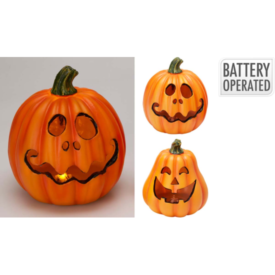 HALLOWEEN - ΚΟΛΟΚΥΘΑ LED 14x15cm 3Σχδ