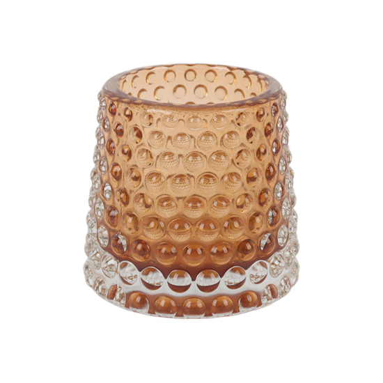 ΚΗΡΟΠΗΓΙΟ ΓΙΑ ΡΕΣΩ ΓΥΑΛΙΝΟ GLOWER ΠΟΡΤΟΚΑΛΙ 7x7x7.5cm
