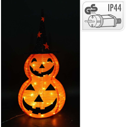 HALLOWEEN - ΚΟΛΟΚΥΘΑ ΑΝΑΔΙΠΛΟΜΕΝΗ ΜΕ ΚΑΠΕΛΟ 50LED 50x90cm