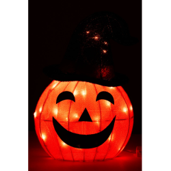 ΗΑLLΟWΕΕΝ - Διακοσμητική Κολοκύθα Halloween Με Φως 50cm