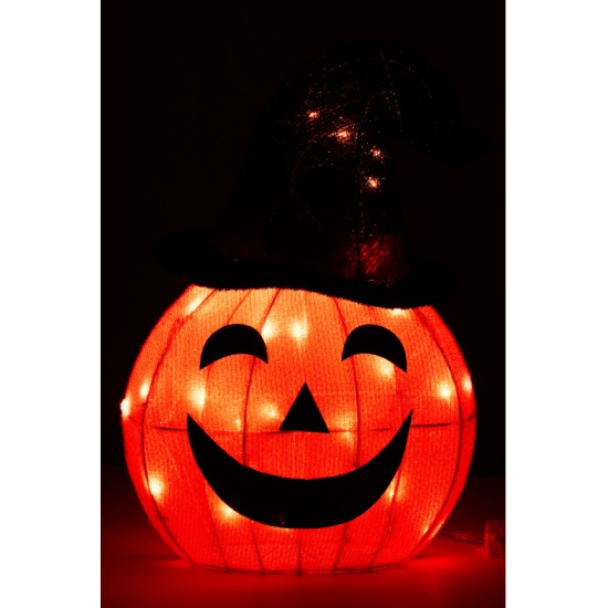 ΗΑLLΟWΕΕΝ - Διακοσμητική Κολοκύθα Halloween Με Φως 50cm